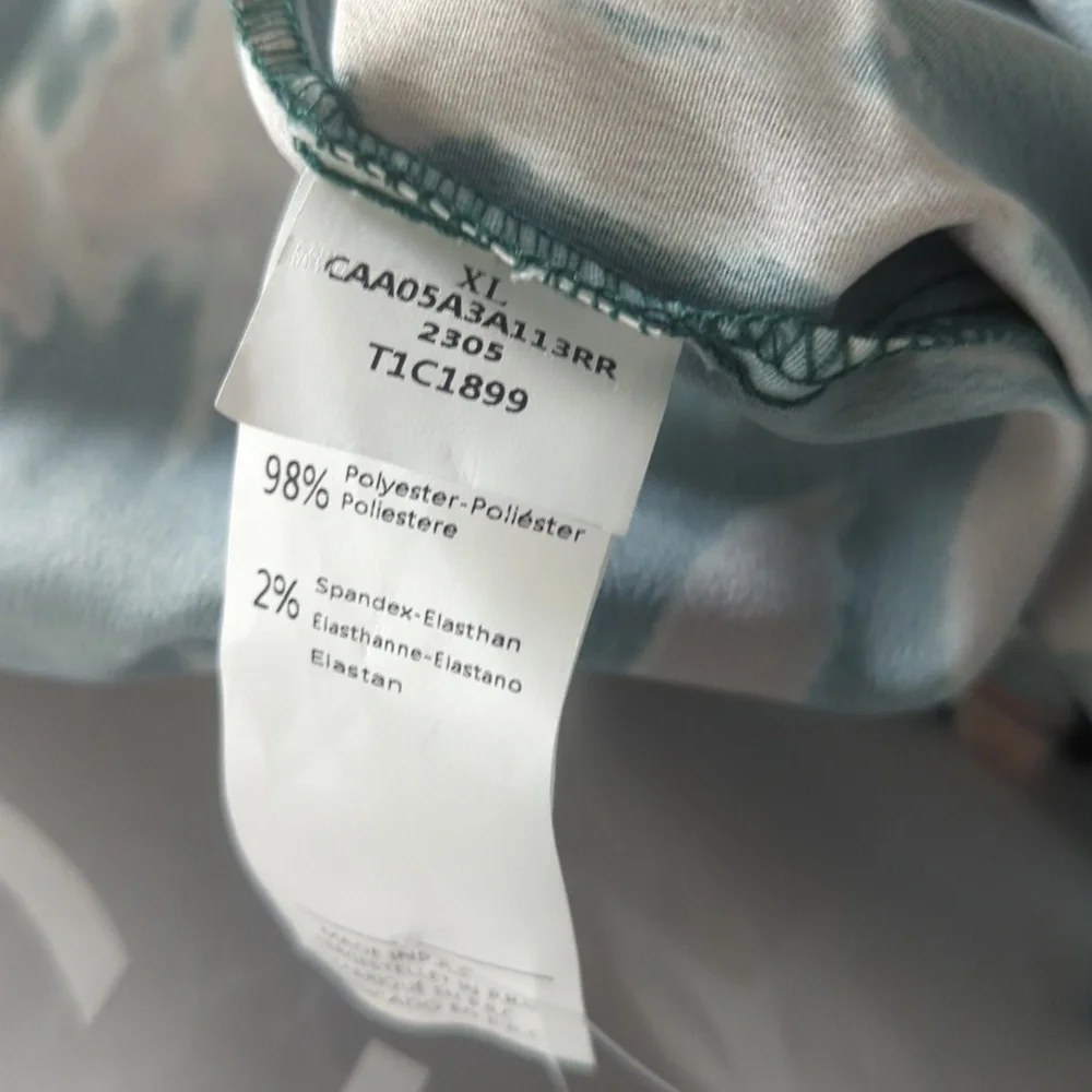 Cupshe Green & Gray White Patterned Women's Swim Dress Coverup - XL NWT - Picture 5 of 5